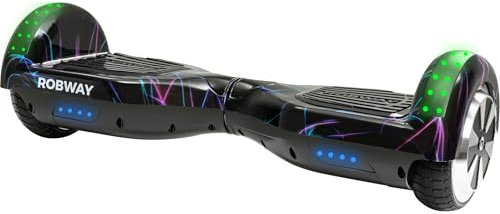 Robway W1 Hoverboard - L'original - Marque Batterie - Hoverboard Tout-Terrain - Gyropode Tout-Terrain pour Enfants (Laserlight)