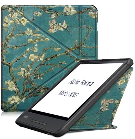 Custodia adatta per e-book Kobo Forma 8 N782 (versione 2018), custodia morbida in TPU ultra sottile, con funzione sleep/wake, adatta per Kobo Forma 2018 (XH)