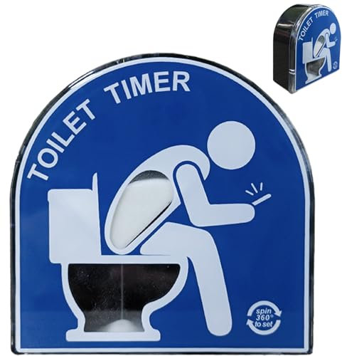 Glamifyr 5 Minuten Toilet Timer, Sanduhr Toilette Mann Toilet Timer Sanduhr Mann Toiletten Timer, Klo Sanduhr Toilettentimer Gifts for Men Geschenk Ehemann Geschenk für Ehemann Geschenk Papa Kinder