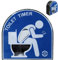 Glamifyr 5 Minutes Toilet Timer, Toilette Timer Sablier Original Sablier Toilette Minuteur Toilette, Toilet Timer Homme Sablier Toilette Timer De Cadeaux Drôles pour Hommes Mari Papa Fête des Pères
