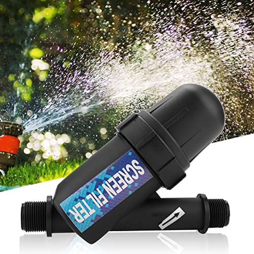 Filtro per Irrigazione 3/4, 3 4 Rete di Grande capacità per Gocciolamento in Irrigazione a Goccia Pompa per Piscina d'acqua Condizionamento S Er Sostituzione Giardinaggio