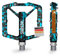 SHREDR. Shine Pedale für MTB | Hochwertige Flatpedals fürs Mountainbike | Mit Reflektoren (StVZO konform) | Special Edition - Unikat (blau/schwarz, M)