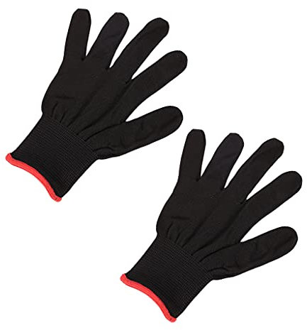 Wkldjf Nylon-Handschuhe für Gitarre, Bass, Musikinstrumente, Übungshand für E-Akustikgitarren, 2 Stück