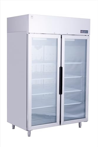 METRO Professional Congélateur double porte GFR1400G, 131.4 x 80.5 x 209 cm, 906 L, Argenté
