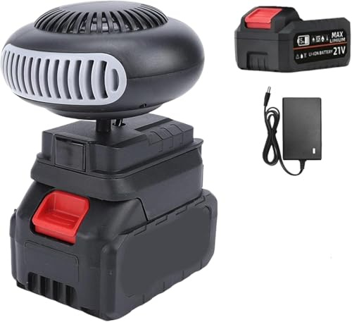 Chauffage D'appoint alimenté par Batterie, Portable Rechargeable Chauffage Voiture Sans Fil,Chauffage Rapide, Dégivrage, Désembueur, pour Maison, Bureau, Camping-car,Bureau