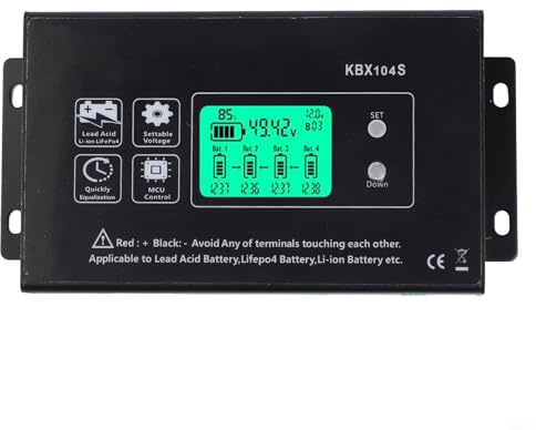Minflora KBX104S 48V Battery Balancer With Wide Input Voltage Support For 12 24 36 48 96V Battery Acid Batteries Monitor Packs Used In Industrial And Renewable Energy Setups