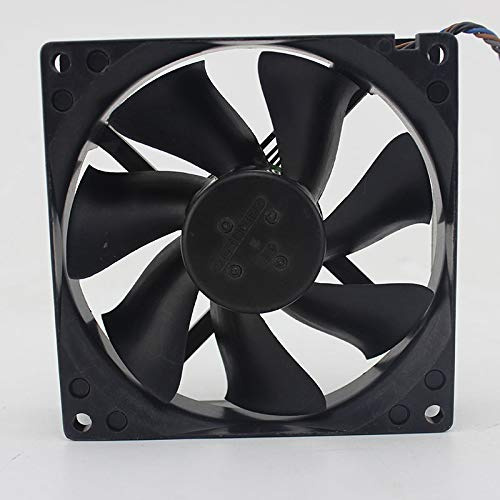 NPUOZHT Laptop parts 92mm Case Fan for NMB 3610RL-04W-B56 FB4 90mm 12V 0.38A 4-Wire PWM Server Square Cooling, 4-Pin