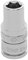 Draper 32453 1/4 Square Drive Polished Chrome Metric Socket, 6 mm Size , Blue