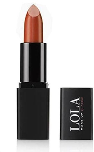 Lola Make-Up Intense Color Lippenstift, reichhaltige Pigmentierung, langanhaltend, angereichert mit Hyaluronsäure, Vitaminen und Mangobutter, vegan Nr. 001 Coco Dream