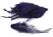 3g Hahnenkreuz Federn ca. 8-13cm (dunkelblau/navy 370) // Dekofedern Bastelfedern Federn Hahn Natur Schmuckfedern Vogelfedern Hahnenfedern