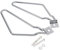 Satteltaschenhalterung, 2x Motorrad-Satteltaschenhalterung Unterstützung für XL883/1200 HD1450/1584(Silber) für satteltaschen für motorrad,satteltaschenhalter motorrad satteltaschen halterung mo