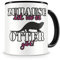 Samunshi® Otter Tasse mit Spruch Zuhause ist Otter Geschenk für Otter Fans Kaffeetasse groß Lustige Tassen zum Geburtstag schwarz 300ml
