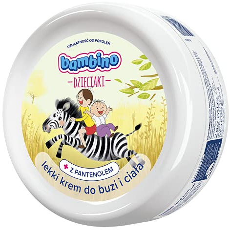 Bambino HÜLLE Leichte Creme für Blauge und Körper Bolzen und Puppe - Zebra 250 ml