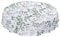 Wachstuchtischdecke abwaschbar Garten Tischdecke Wachstuch Rund Oval Eckig Indoor Outdoor Blätter Silber Grün Rund 140cm