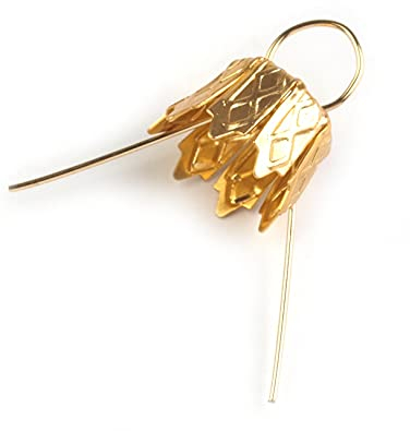 Hütchen für Weihnachtskugeln, 10 Stück, in unterschiedlichen Größen und Faben zur Auswahl.Weihnachten Advent (Gold Kappe 11mm)
