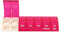Anabox - Pilulier Semainier Box7 Rose - Organisateur de Médicaments 7 Jours avec Séparateur - Boîte à Pilules Double Compartiment - Compact et Lavable - Fabriqué en Allemagne
