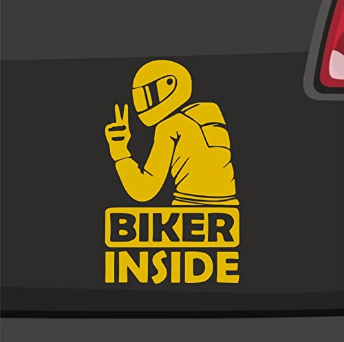 Biker Inside Respekt -6 Größen 21 Farben- Aufkleber Motorrad Sticker Peace Biken