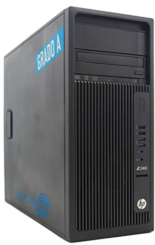 HP Workstation Fissa Z240 Core i5 hasta 3,60 GHz Windows 11 Pro 16 GB RAM - SSD 256 GB - HDD 2 TB | (reacondicionado)