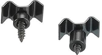 sourcing map Guitar String Trees String Retainer Guides Black for Electric Guitar Bass Parts Replacement with Screws 1 Set