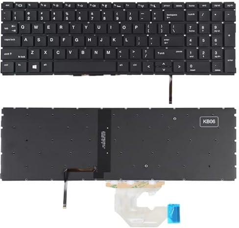 Laptop Replacement Keyboard For HP Probook 450 G6 455 G6 450 G7 455 G7 US Version Keyboard with Backlight