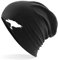 Huuraa Beanie Rabe Silhouette Geschenk Black Rabe Präsent