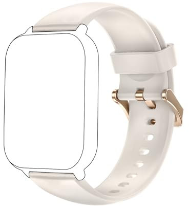 RUIMEN Cinturino di ricambio per Smart Watch H1/D1, 22 millimeters, Silicone