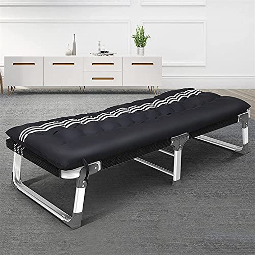WOTZOV Klappbarer Loungesessel mit breiter Neigung und verdickten und verbreiterten Aluminiumfüßen, trägt bis zu 300 kg, für Lounge, Terrasse, Camping, Strand im Freie