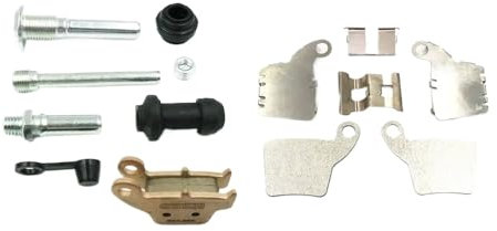 GZQHAZYW de reparación de Pinza de Freno Trasero con Resorte de Almohadilla y lámina de Aislamiento térmico para Motocicleta Compatible NISSIN CR250R CRF250X CRF450R(1 Kit)