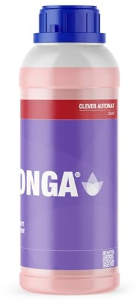 Konga Clever Automat pH-neutrales Waschmittel, Flüssigwaschmittel-Konzentrat, Waschseife für automatische Waschmaschinen, 1 Liter – Rice Flower Duft