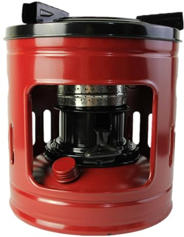 Fornello a cherosene portatile, ferro antivento con 8 stoppini in cotone per campeggio interno/8, 3x8, 7 pollici
