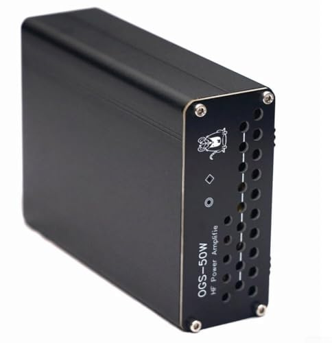 Amplificateur de puissance RF 50 W avec connecteurs M/UHF et Q9 3-24 MHz Commutation automatique TX/RX Ventilateur silencieux pour USDX, FT-817/818, IC-703/705, KX3 pour Xiegu G90(interface M/UHF)