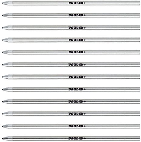 SmartPen Livescribe 3 kompatible Kugelschreiberminen, Länge 67 mm, D1. Schwarze, Blaue oder Rote Tinte. 67 mm 12 x schwarze Tinte.