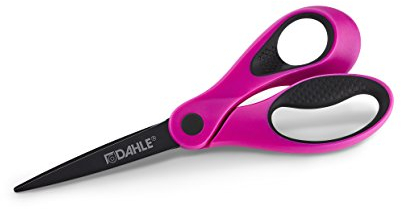 Dahle Color ID Papierschere (für Rechtshänder, 21 cm) happy pink
