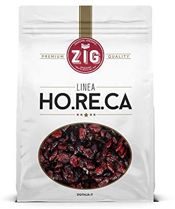 ZIG - HORECA - Mirtilli rossi essiccati Cranberries 1 Kg