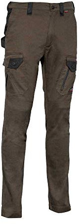 COFRA V567-0-03.Z50 Jember - Pantaloni da tuta, colore: fango/nero, taglia 50