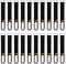 Wrap-It Storage Cinch-Straps, 5-in (20-Pack) Black - Hook and Loop Strap with Write on Label for Easy Cord Identification and Cable Management