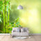 Fotomurales Bambú verde 200x250cm Decoración de Pared decorativos Murales moderna de Papel Pintado Sala Living Oficina Dormitorio