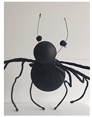 narrenkiste K80250141 schwarz Kugel Spinne zum Dekorieren