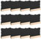 Anruyi 12 Stück Mini Kreidetafeln Schilder, Holz Tafeln zum Beschriften Mini Tafel mit Ständer Kleine Tafel Set als Tischkarte Memotafel Namen Preisschilder für Essen Hochzeit Party Deko(doppelseitig)