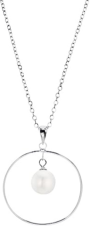 s.Oliver 2034393 Damen Collier Sterling-Silber 925 Silber Weiß 75 cm