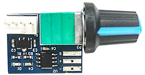 DC 12V Fan Speed Controller, PWM Motor Speed Controller, PWM Fan Control, 4 Wire Thermostat with Switch