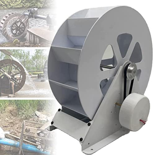BaiLiWang 50W 100W Generador Hydro Generador Generador de hidroeléctrica Generador de Baja Velocidad Generación de energía Decoración del Paisaje en el generador de Ruedas de Agua Abierta,100W