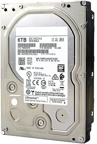 MIDTY HDD For 6TB 3.5 SATA 6 Gb/s 128MB 7200RPM For Internal Hard Disk For Enterprise Class HDD For HUS726T6TALE6L