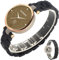 Miimall Bracelet pour Montre Lily Watch Bande Fine en Acier Inoxydable Légère Réglable pour Femmes Hommes,Strap de Rechange pour Lily Watch-Noir