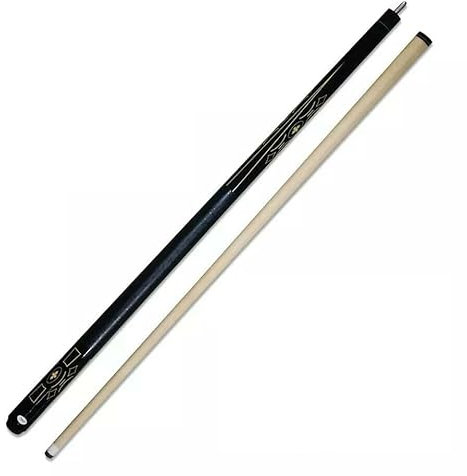 Pegasi Classic Billard Queue - 146cm - Zweiteilig Geronimo - 13mm Klebespitze - Snooker Queue - Biliard Köhl - Pool Queue - Für das Hobby geeignet - Ahornholz