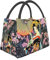 FLYIFE Isolierte Lunchtasche mit Aluminiumfolienfutter, Retro, japanische Geisha, stilvolle und tragbare Kühltasche für Picknick/Arbeit/Schule/Reisen
