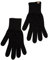 KNITAS Gestrickte Fingerhandschuhe aus Merino Wolle für Damen Herren Jugend I Warme Winterhandschuhe I Bequeme Weiche Unisex Handschuhe in der Farbe Schwarz - Größe 10