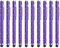 QUARKZMAN 10pcs Paillettes Strass Stylet Stylos pour Touche Écrans Universel Métal Capacitif Stylo pour Téléphone Tous Capacitif Tactile Écran Appareil, Violet