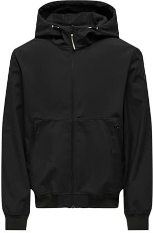 ONLY & SONS Onsbowie-Bomber Softshell Otw Giacca, Nero, XL Uomo