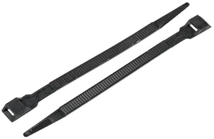 RS PRO Nylon 6.6 Kabelbinder Doppelverriegelung Schwarz 9mm x 265 mm, Packung a 250 Stück
